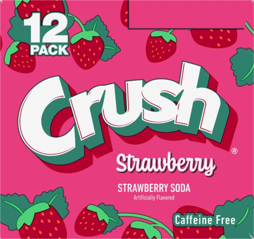 Crush® Strawberry Soda Cans Perspective: right