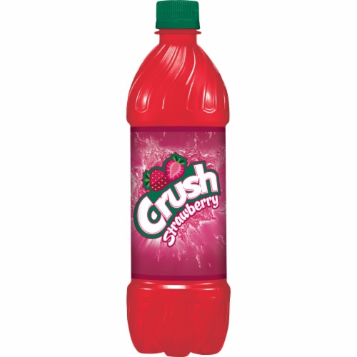 Crush® Strawberry Soda Bottles Perspective: right