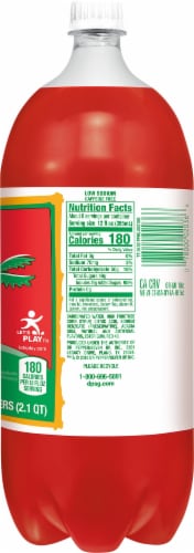 Tahitian Treat® Fruit Punch Soda Bottle Perspective: right