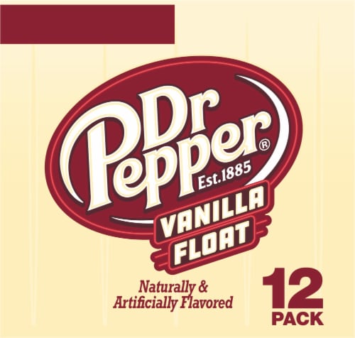 Dr. Pepper Vanilla Float Soda Cans Perspective: right