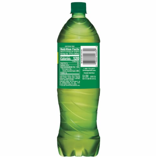 Schweppes® Ginger Ale Soda Bottle Perspective: right