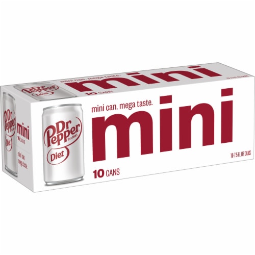 Dr Pepper® Diet Mini Cans Perspective: right