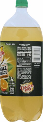 Canada Dry Ginger Ale and Orangeade Perspective: right