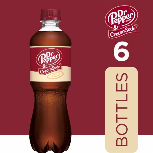 Dr Pepper & Cream Soda Bottles Perspective: right