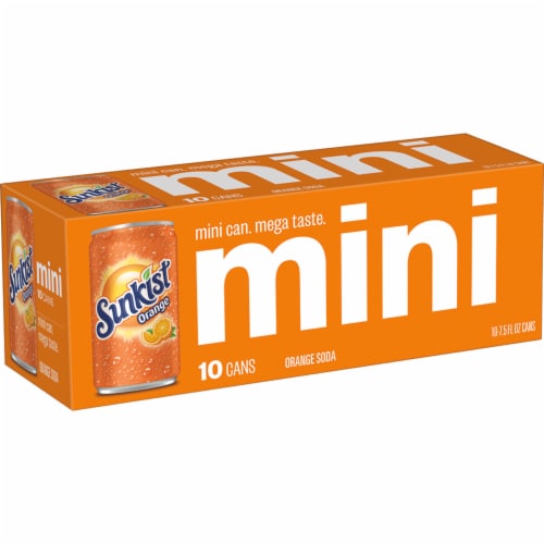 Sunkist® Orange Soda Mini Cans Perspective: right