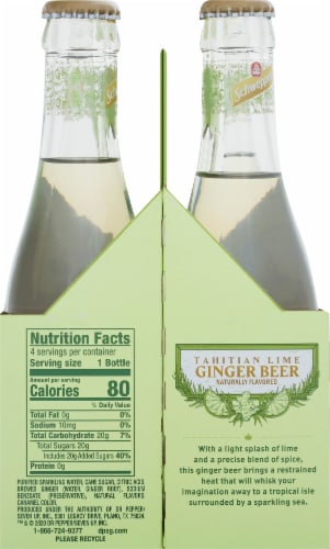 Schweppes Ginger Beer Tahitian Lime Perspective: right