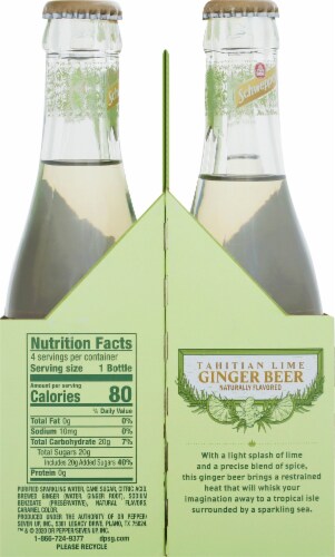 Schweppes Ginger Beer Tahitian Lime Perspective: right