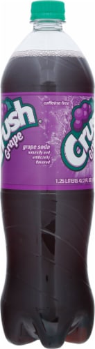 Crush® Grape Soda Bottle Perspective: right