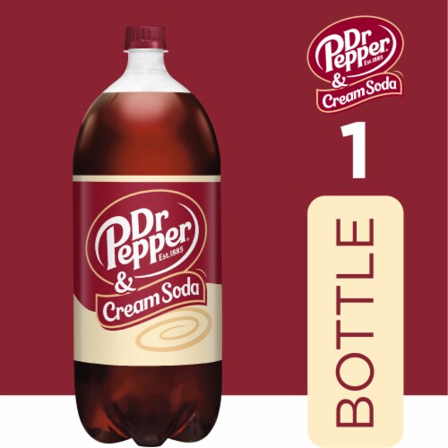 Dr Pepper & Cream Soda Bottle Perspective: right
