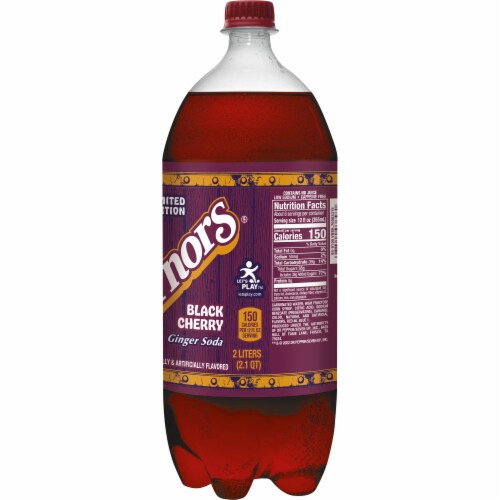 Vernors® Black Cherry Soda Bottle Perspective: right