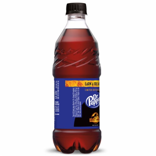 Dr Pepper Dark Berry Zero Sugar Soda Perspective: right