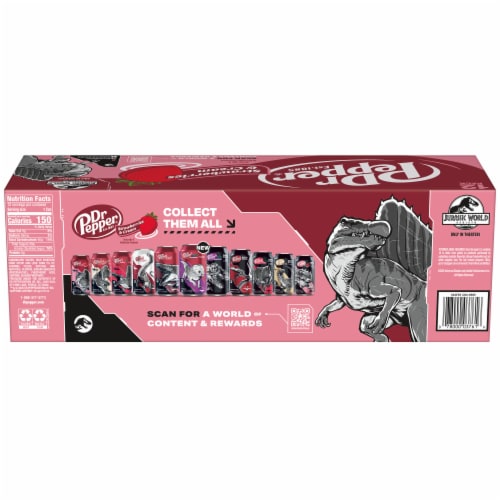 Dr Pepper® Strawberries and Cream Soda Cans Perspective: right
