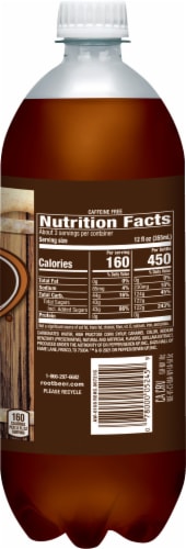 A&W Root Beer Soda Perspective: right