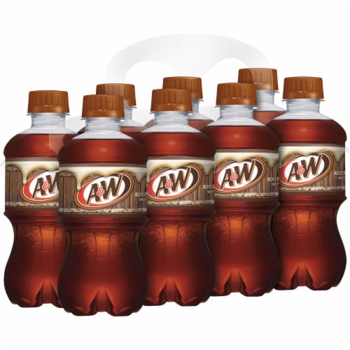 A&W® Root Beer Soda Bottles Perspective: right