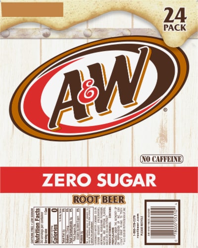 Diet A&W Root Beer Soda Perspective: right
