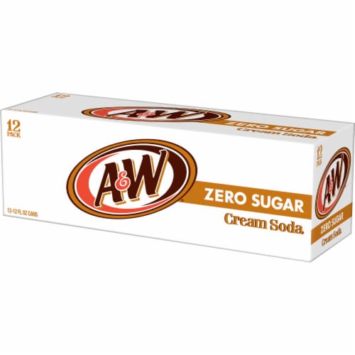 A&W® Cream Zero Sugar Soda Cans Perspective: right