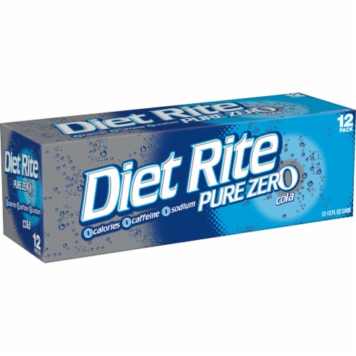 Diet Rite Cola Soda Cans Perspective: right