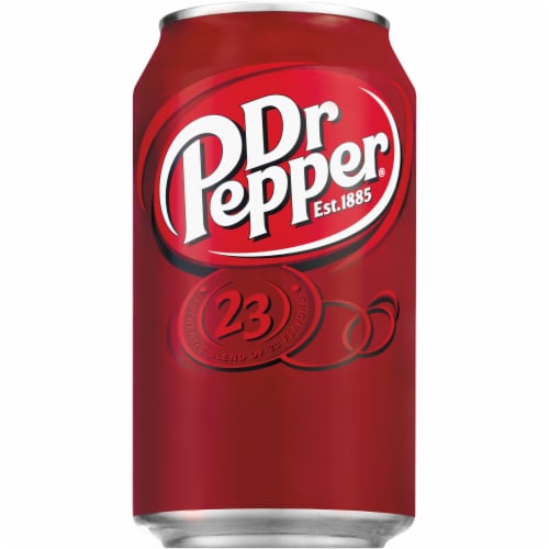 Dr Pepper Soda Cans Perspective: right