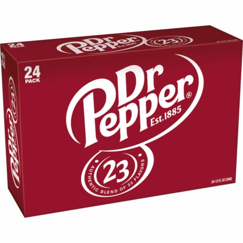 Dr Pepper® Soda Cans Perspective: right