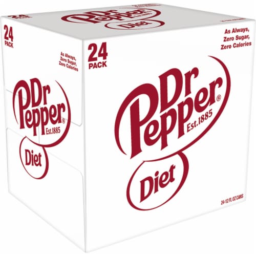 Diet Dr Pepper® Soda Cans Perspective: right