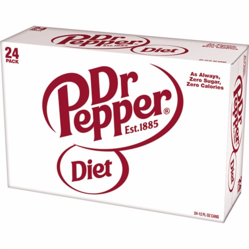 Dr Pepper® Diet Soda Cans Perspective: right