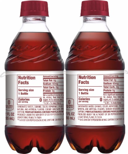 Diet Dr Pepper® Soda Bottles Perspective: right