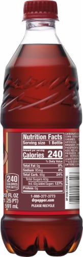 Dr Pepper Cherry Vanilla Soda Perspective: right