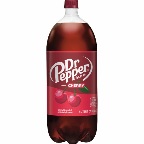 Dr Pepper® Cherry Soda Bottle Perspective: right