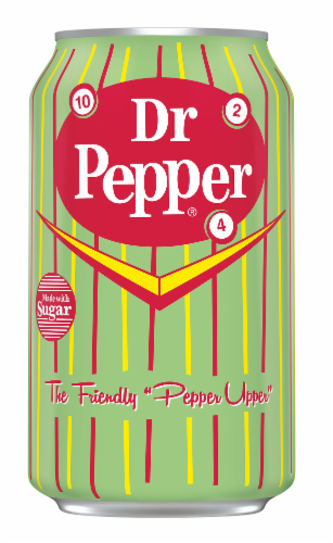 Dr Pepper with Sugar Soda, 12 cans / 12 fl oz - Marianoâ€™s
