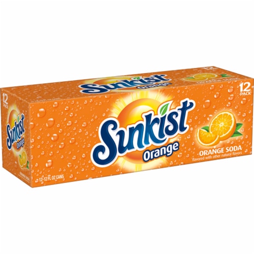 Sunkist® Orange Soda Can Perspective: right
