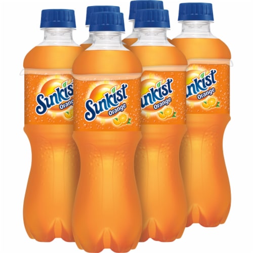 Sunkist® Orange Soda Bottles Perspective: right