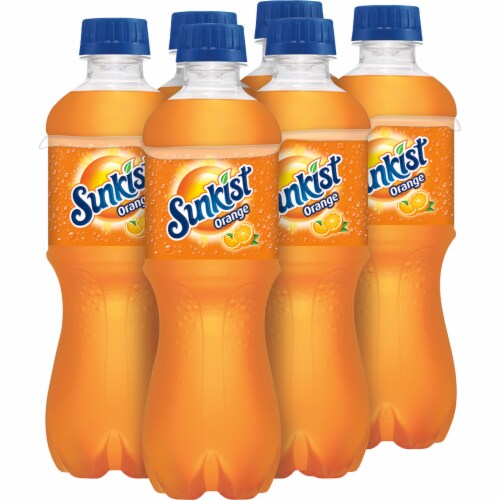 Sunkist® Orange Soda Bottles Perspective: right