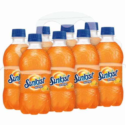 Sunkist® Orange Soda Bottles Perspective: right