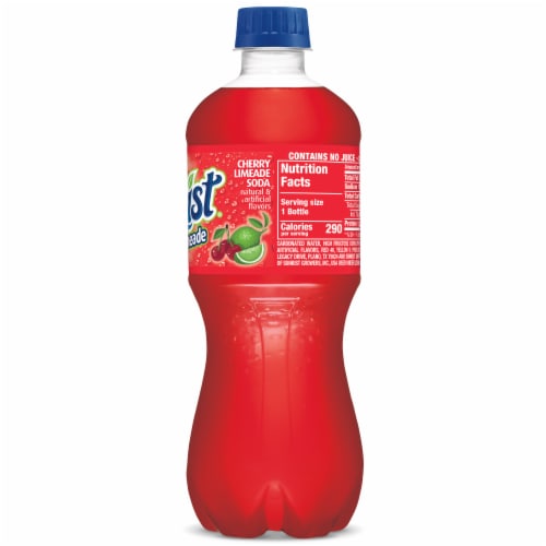 Sunkist® Cherry Limeade Soda Perspective: right