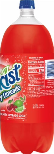 Sunkist® Cherry Limeade Soda Bottle Perspective: right