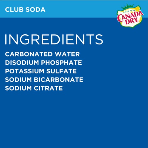 Canada Dry® Club Soda Bottle Perspective: right