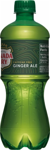 Canada Dry® Ginger Ale Soda Bottle Perspective: right