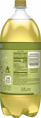 Canda Dry Sparkling Green Tea Ginger Ale Perspective: right