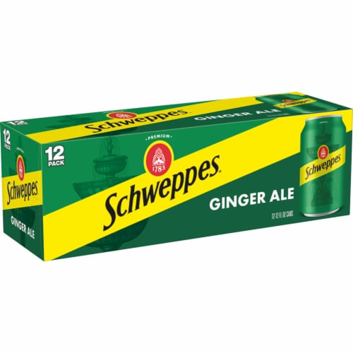 Schweppes® Ginger Ale Soda Cans, 12 pk / 12 fl oz - Foods Co.