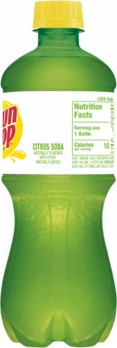 Sun Drop® Diet Citrus Soda Bottle Perspective: right