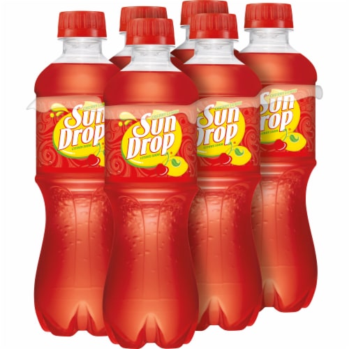 Sun Drop® Cherry Lemon Citrus Soda Bottles Perspective: right