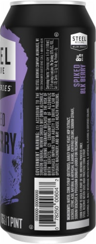 Steel Reserve Blackberry Alloy Series® Flavored Malt Beverage Perspective: right