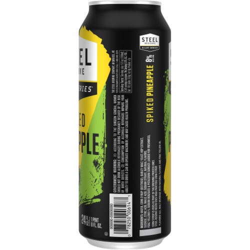 Steel Reserve Alloy Series Hard Pineapple Flavored Malt Beverage Perspective: right