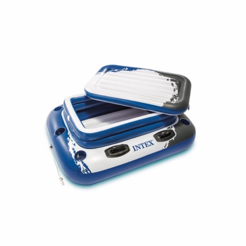 Intex® Mega Chill 2 Floating Cooler - White/Blue Perspective: right