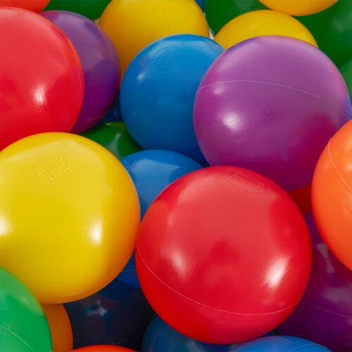 Intex 100 Pack Large Plastic Multi Colored Fun Ballz For Ball Pits Bounce House 1 Piece Harris Teeter