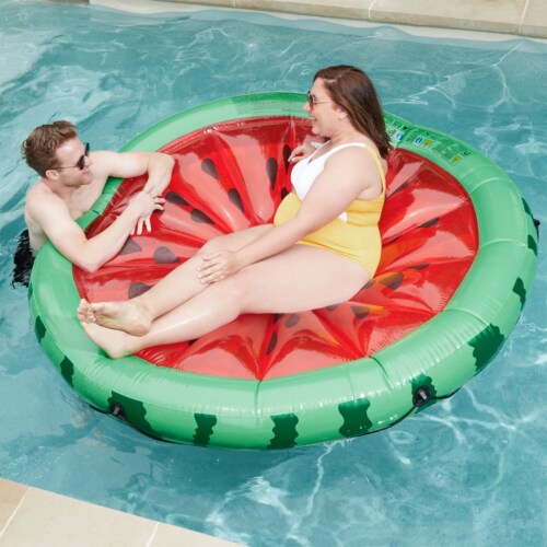 Intex Watermelon Island Float Lounge - Red/Green Perspective: right