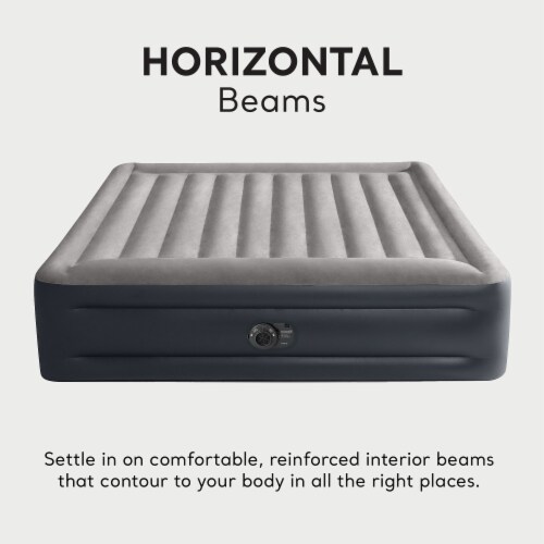 Intex queen size air mattress with built in pump top