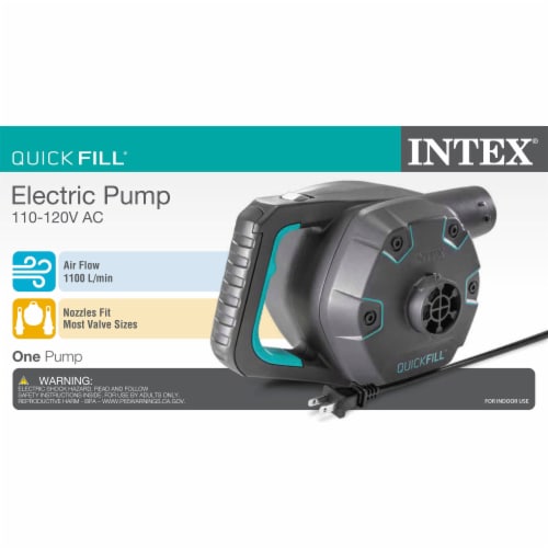 Intex Quick Fill 120 Volt AC Electric 38.9 CFM Inflatable Float & Air