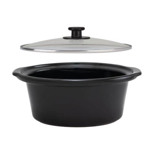 Nesco® Stainless Steel Analog Slow Cooker - Red Perspective: right