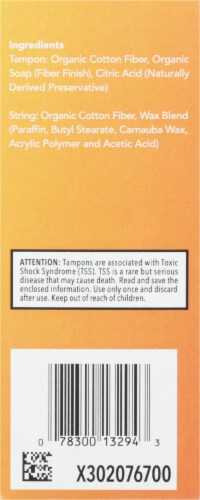 Playtex Clean Comfort Super Tampons Perspective: right